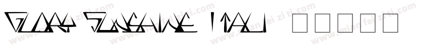Glory Sunshine Itali字体转换